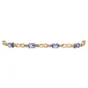 Hot Armband met tanzaniet en diamant 9 krt Armbanden Met Edelsteen