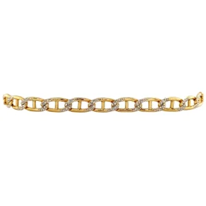 Hot Bicolour gouden armband 14 krt Gouden Armbanden