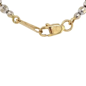 Fashion Bicolour gouden fantasie collier 14 krt Gouden Kettingen