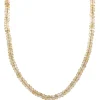 Hot Citrien collier met gouden sluiting 14 krt Kettingen Met Edelsteen