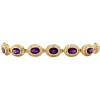 Outlet Gouden armband met amethist 14 krt Armbanden Met Edelsteen