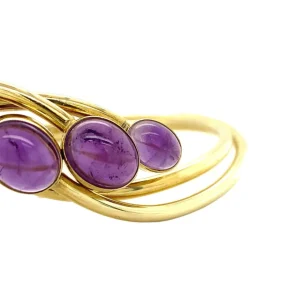 Online Gouden armband met amethist 14 krt Armbanden Met Edelsteen