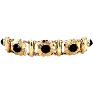 Fashion Gouden armband met granaat 14 krt Armbanden Met Edelsteen