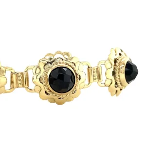 Outlet Gouden armband met granaat 14 krt Armbanden Met Edelsteen