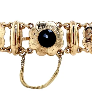 Fashion Gouden armband met granaat 14 krt Armbanden Met Edelsteen