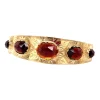 Outlet Gouden bangle met granaat 14 krt Bangles | Armbanden Met Edelsteen