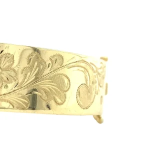New Gouden bangle met gravure 14 krt Bangles