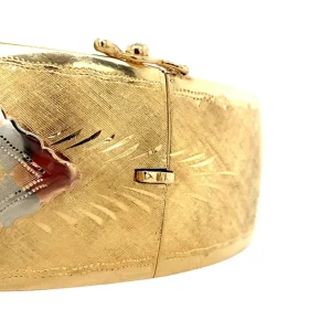 Clearance Gouden bangle met gravure 14 krt Bangles