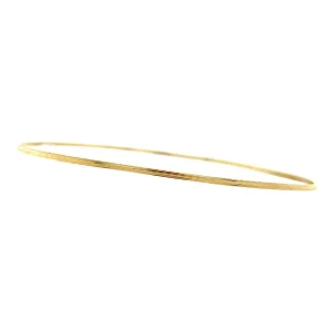Outlet Gouden bewerkte rinkelarmband 14 krt Bangles