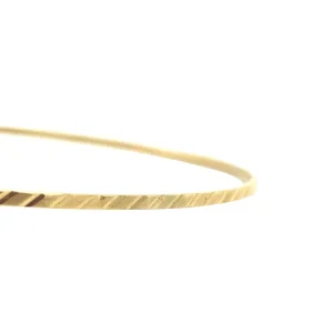 Discount Gouden bewerkte rinkelarmband 14 krt Bangles