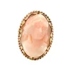 Outlet Gouden broche met angel skin koraal 14 krt Broches