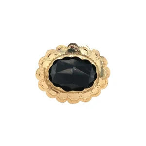 Fashion Gouden broche met granaat 14 krt Broches