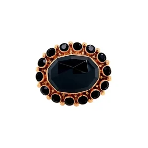 Online Gouden broche met granaat 14 krt Broches