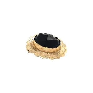 Fashion Gouden broche met granaat 14 krt Broches