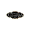 Outlet Gouden broche met kobalt glas en roosdiamant 14 krt Broches