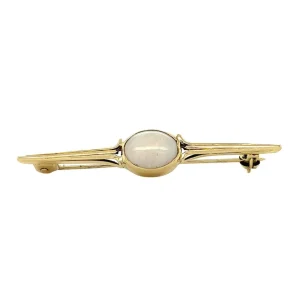 Clearance Gouden broche met opaal 14 krt Broches