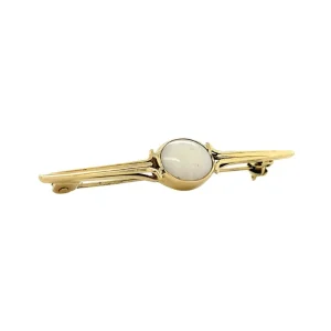 Clearance Gouden broche met opaal 14 krt Broches