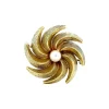 Sale Gouden broche met parel 14 krt Broches