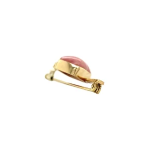 Hot Gouden broche met rhodochrosiet 14 krt Broches