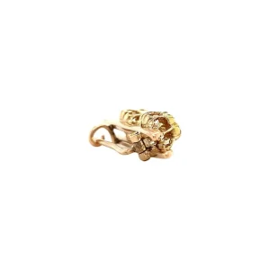 Sale Gouden broche met roosdiamant 14 krt Broches
