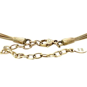 Hot Gouden collier met parel 14 krt Kettingen Met Edelsteen