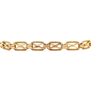 Sale Gouden fantasie armband 14 krt Gouden Armbanden