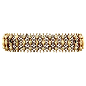 Discount Gouden fantasie armband 14 krt Gouden Armbanden