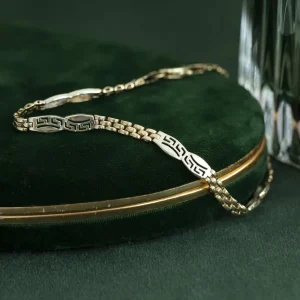 Online Gouden fantasie armband 14 krt Gouden Armbanden