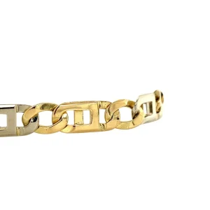 Outlet Gouden fantasie armband 14 krt Gouden Armbanden