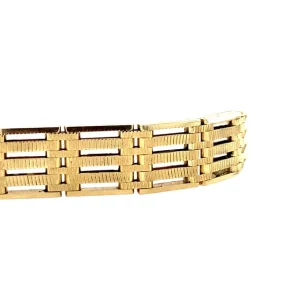 Clearance Gouden fantasie armband 14 krt Gouden Armbanden