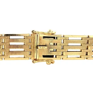 Clearance Gouden fantasie armband 14 krt Gouden Armbanden
