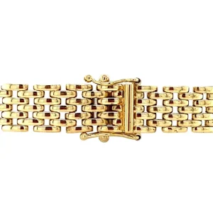 Online Gouden fantasie armband 14 krt Gouden Armbanden