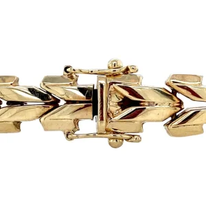 Hot Gouden fantasie armband 14 krt Gouden Armbanden