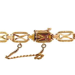 Sale Gouden fantasie armband 14 krt Gouden Armbanden