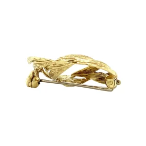 Hot Gouden fantasie broche 14 krt Broches
