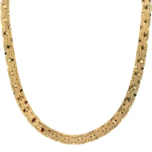 Discount Gouden fantasie chocker 14 krt Gouden Kettingen