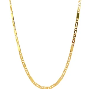 Hot Gouden fantasie collier 14 krt Gouden Kettingen