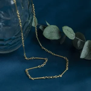 Sale Gouden fantasie collier 14 krt Gouden Kettingen