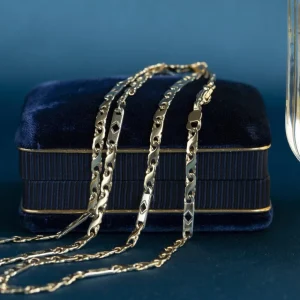 Fashion Gouden fantasie collier 14 krt Gouden Kettingen