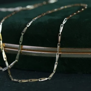 Outlet Gouden fantasie collier 14 krt Gouden Kettingen