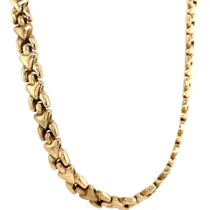 Sale Gouden fantasie collier 14 krt Gouden Kettingen