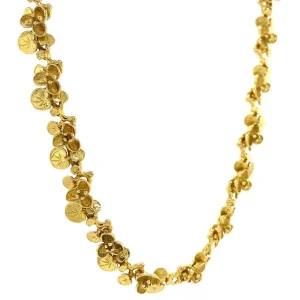 Hot Gouden fantasie collier 14 krt Gouden Kettingen