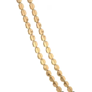 Outlet Gouden fantasie collier 14 krt Gouden Kettingen