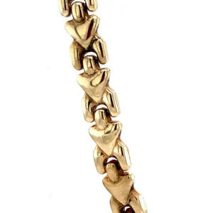 Sale Gouden fantasie collier 14 krt Gouden Kettingen