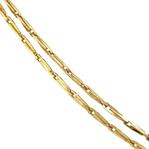 Outlet Gouden fantasie collier 14 krt Gouden Kettingen