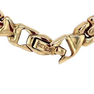 Sale Gouden fantasie collier 14 krt Gouden Kettingen