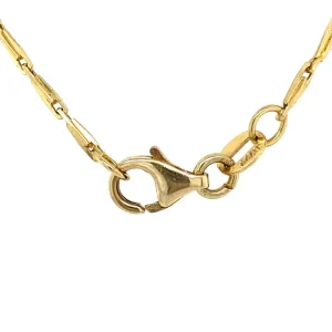 Outlet Gouden fantasie collier 14 krt Gouden Kettingen