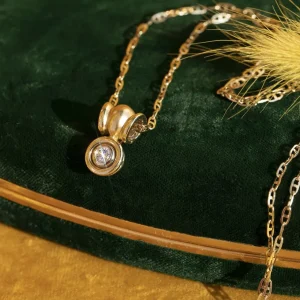 Fashion Gouden fantasie lengtecollier 14 krt Lengtecolliers