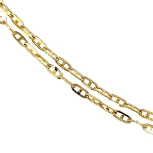 Fashion Gouden fantasie lengtecollier 14 krt Lengtecolliers