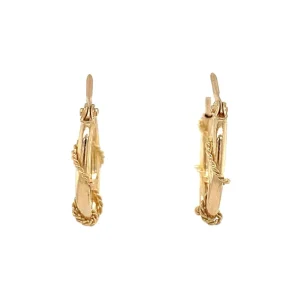 Discount Gouden fantasie oorringen 14 krt Oorringen